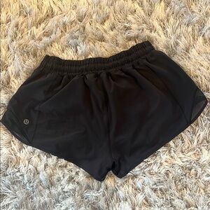lululemon athletica Black Athletic Shorts Lightweight Design